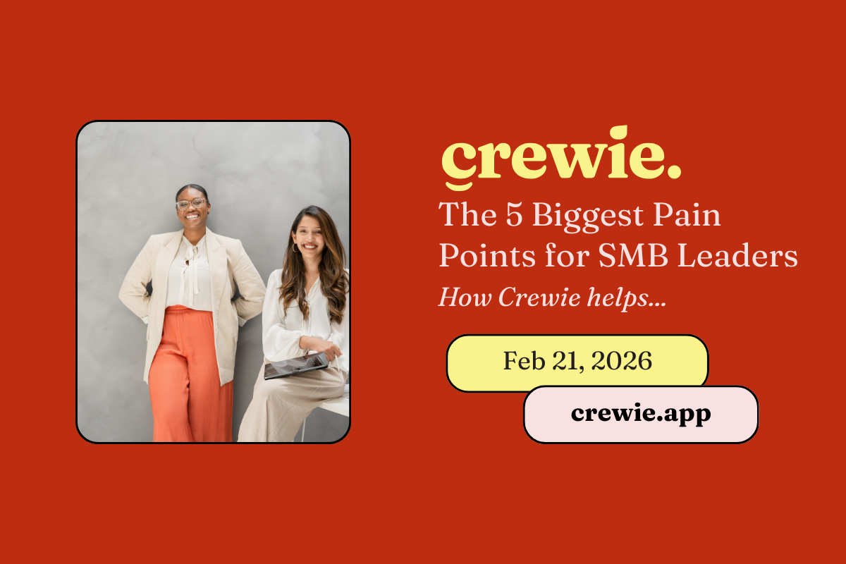The 5 Biggest Pain Points for SMB Leaders in 2026 — and How the Crewie App Helps